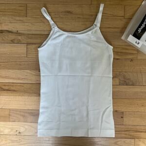 NEW Shapermint Essentials Women's L All Day Everyday Scoop Neck Cami White FLAW
